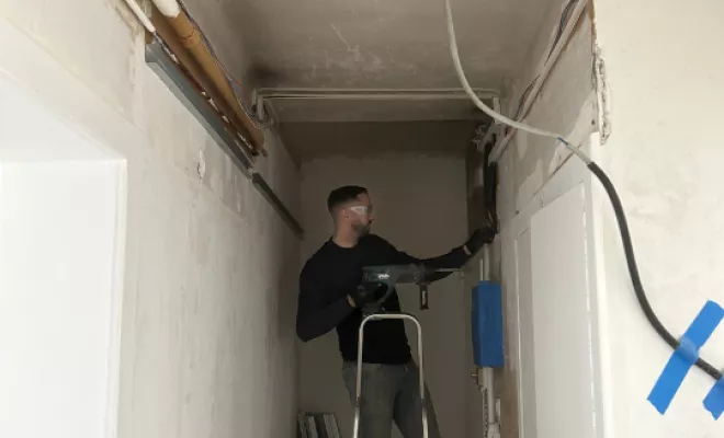 Installation des rails