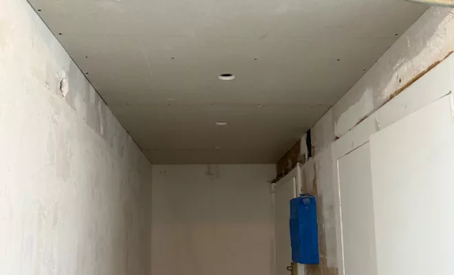 Pose du plafond